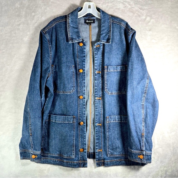 Madewell Other - Madewell Denim Chore Jacket in Vancleese Wash